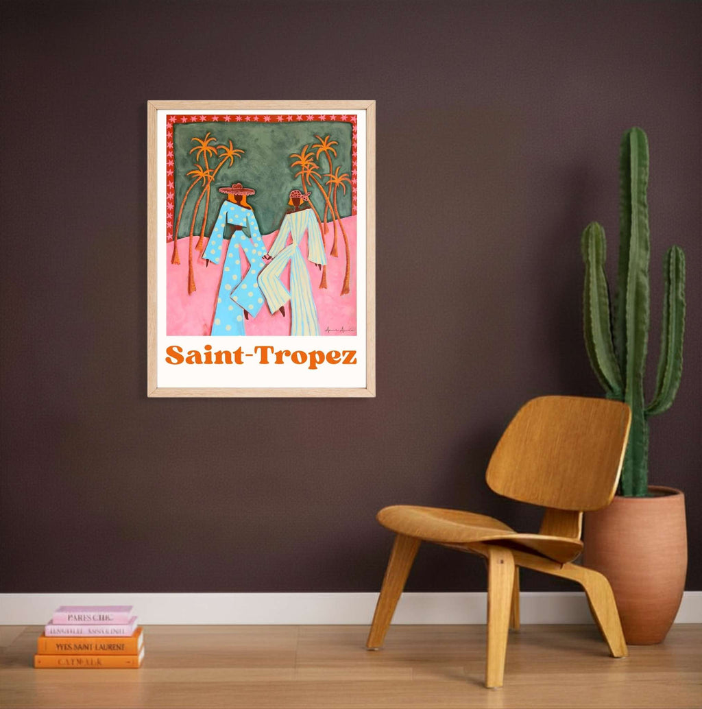 Art poster Tropical Star Sisters