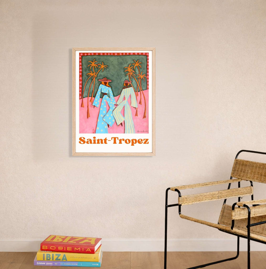 Art poster Tropical Star Sisters
