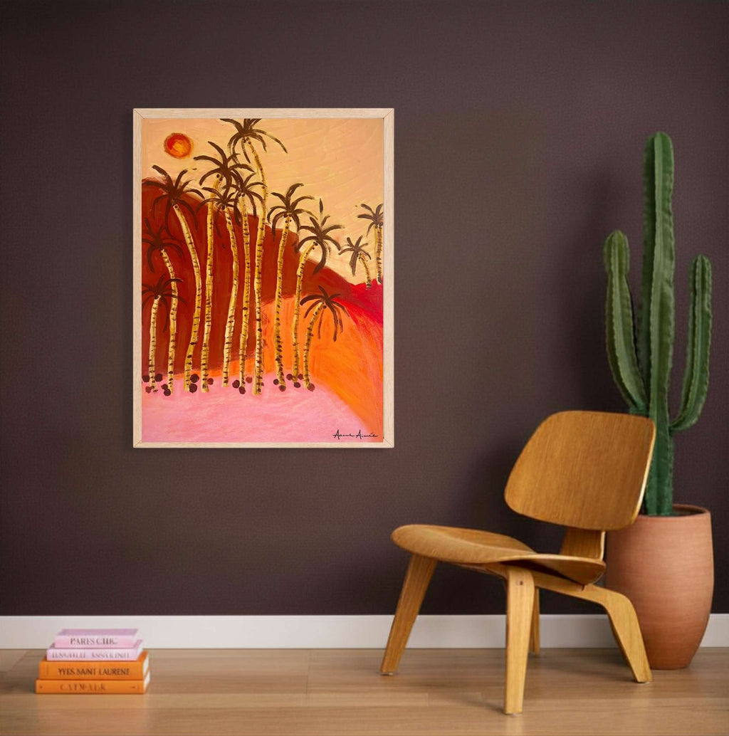 Art poster Warm Horizon Bloom
