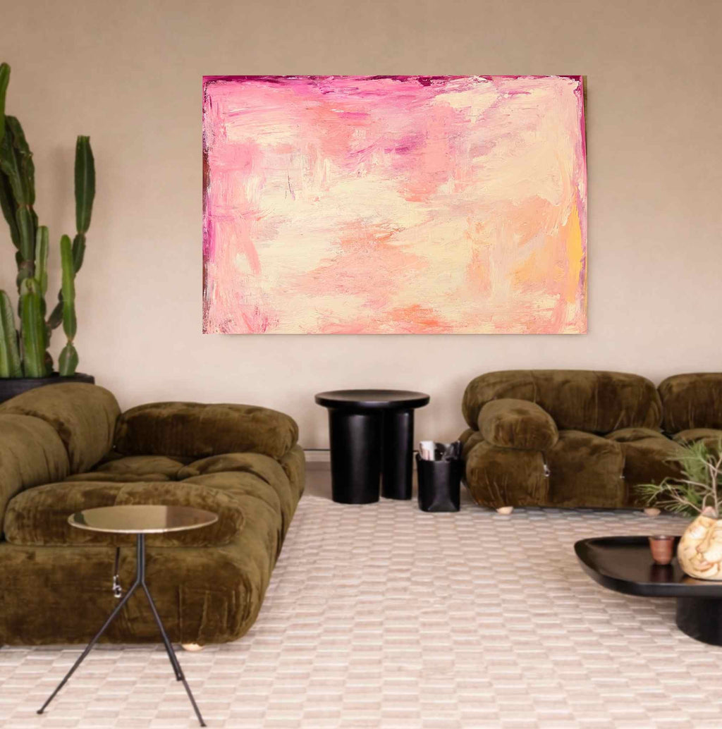 Abstract schilderij, Soft Ohm