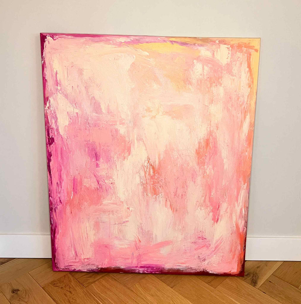 Abstract schilderij, Soft Ohm