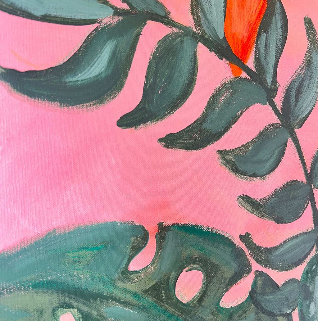 Vessel of Summer, Original hand-painted figurative artwork