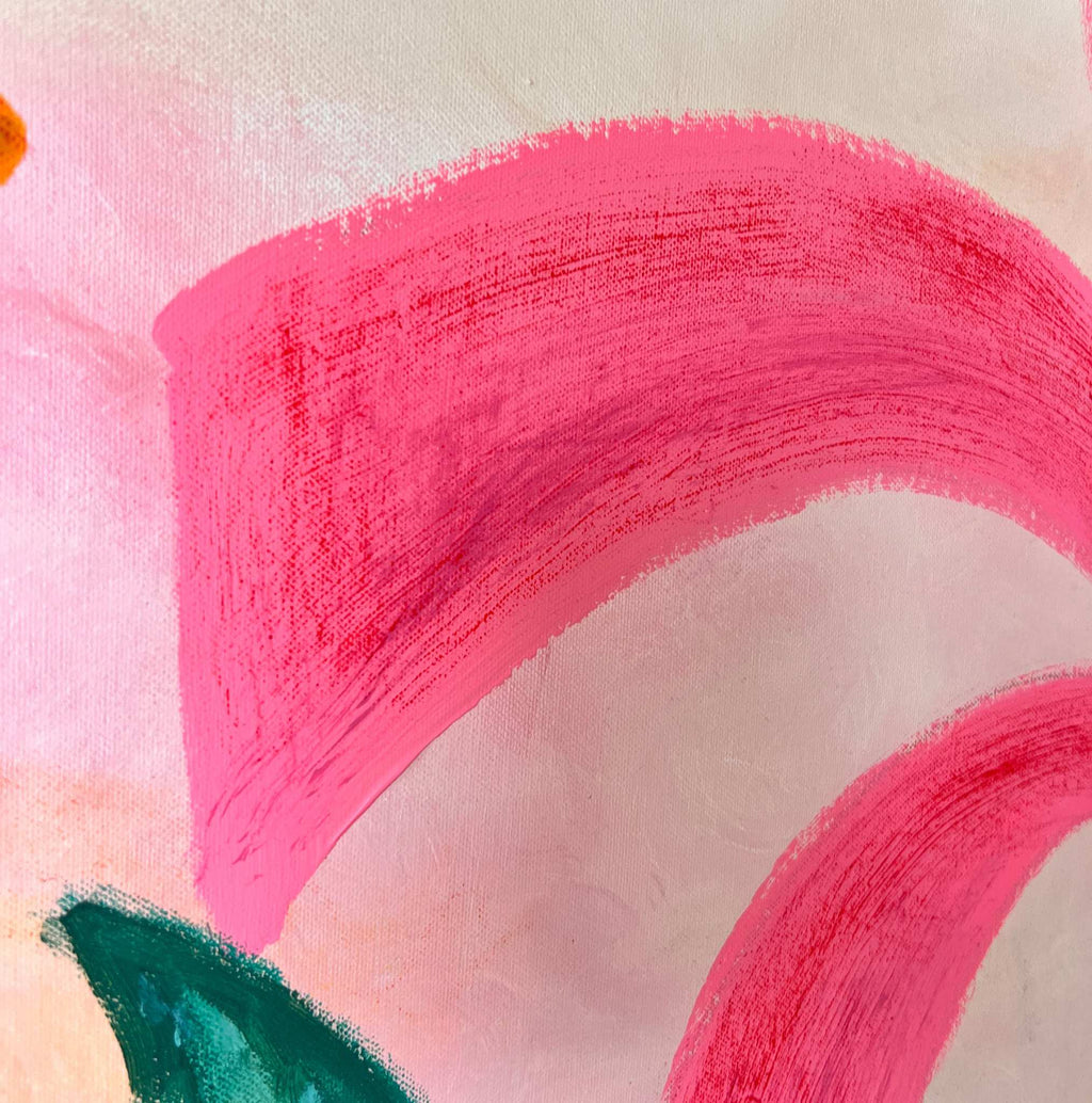 Vessel of Summer, Original hand-painted figurative artwork