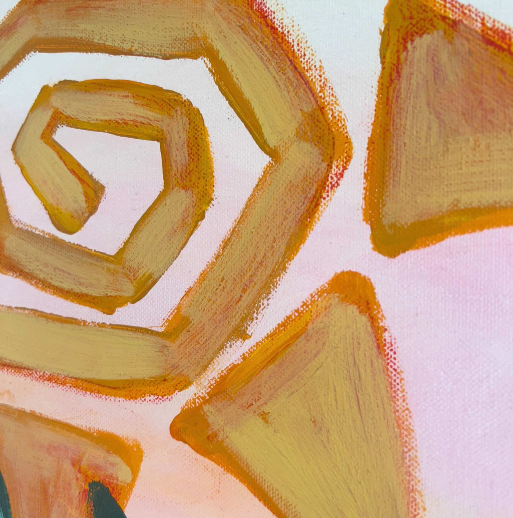 Vessel of Summer, Original hand-painted figurative artwork