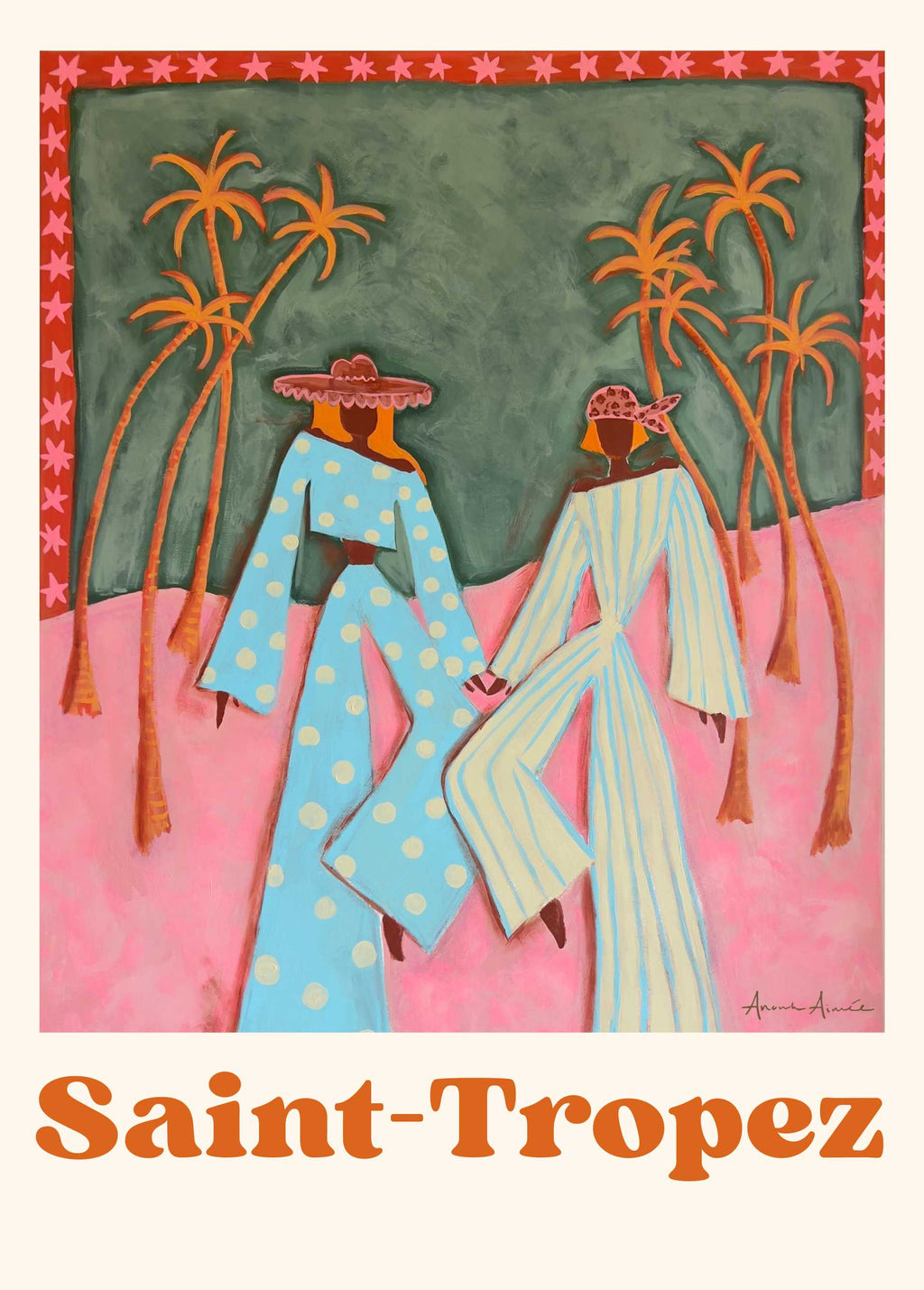 Art poster Tropical Star Sisters