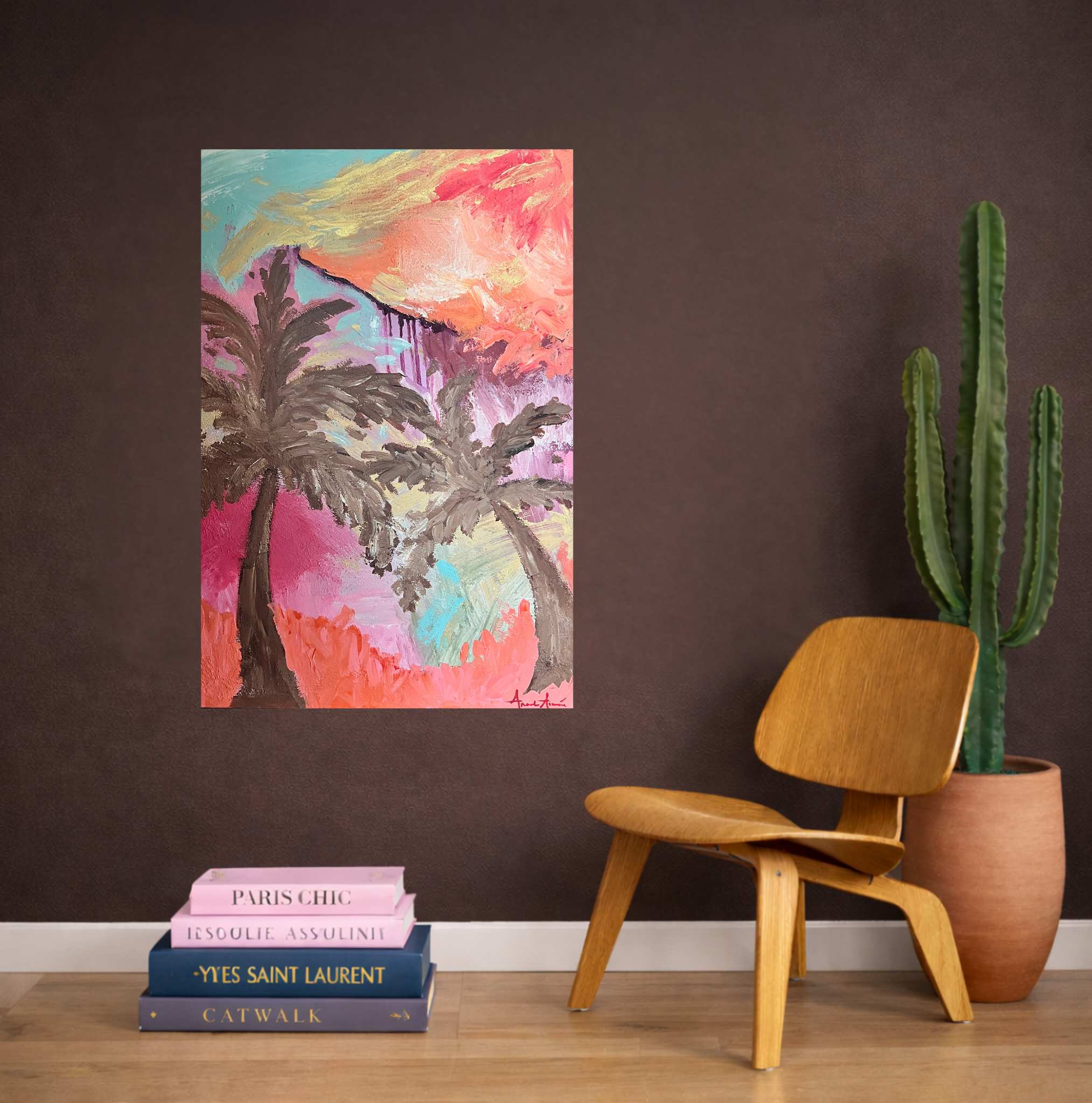 Duet in Sunlight, Original hand-painted figurative artwork