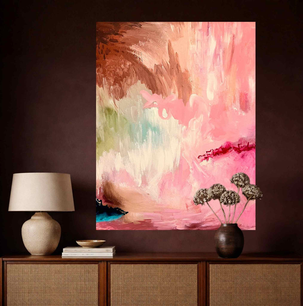 Abstract schilderij, Anahata Flow