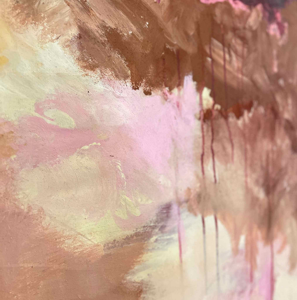 Abstract schilderij, Prana in Blush