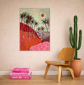 Tropical Whispers, Original hand-painted figurative artwork