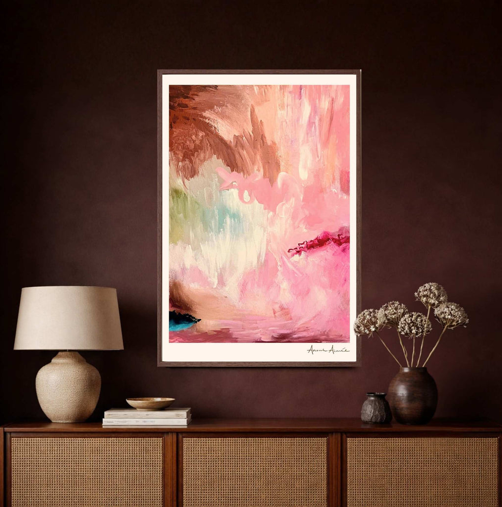Art poster Anahata Flow
