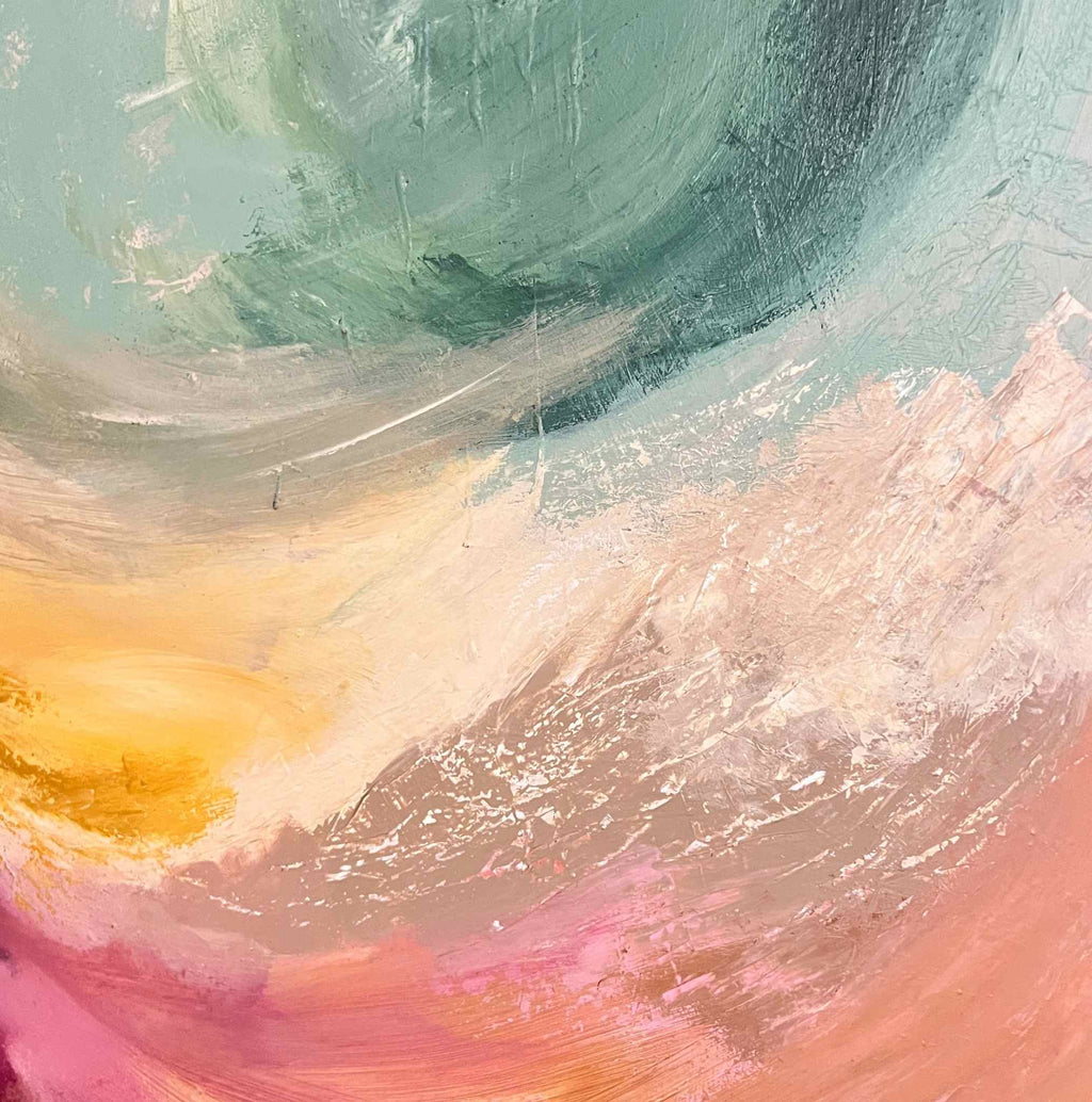Abstract schilderij, Echoes of Svādhyāya