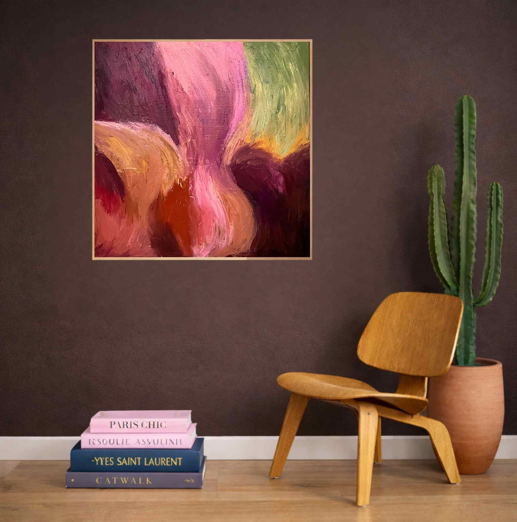 Abstract schilderij, Sattva Rising