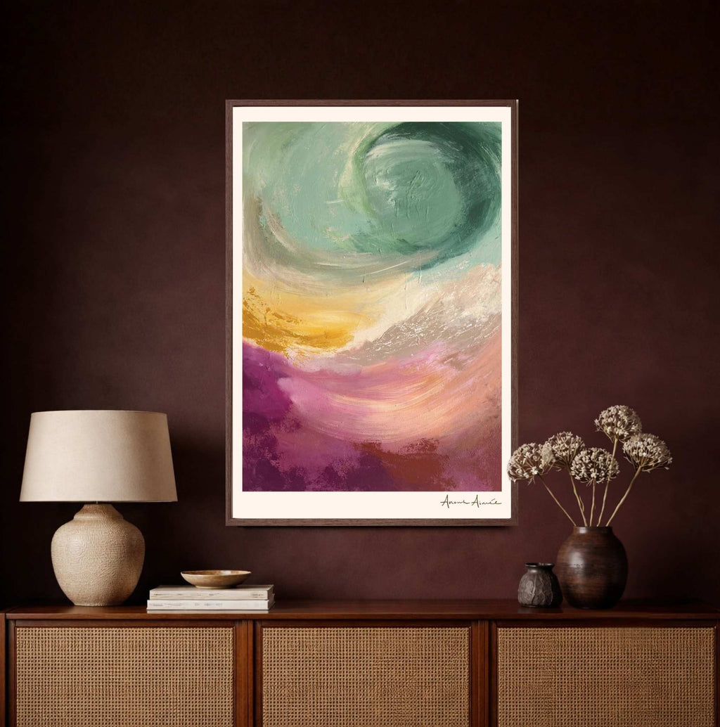 Art poster Echoes of Svādhyāya