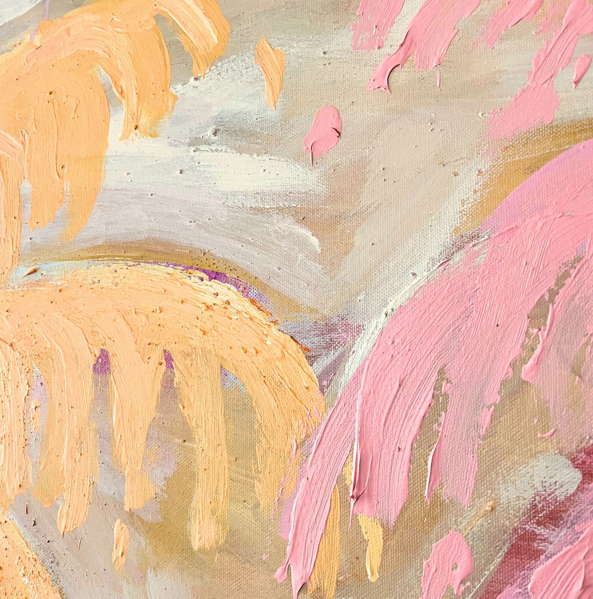 Palm Dream Layers, Original hand-painted artwork