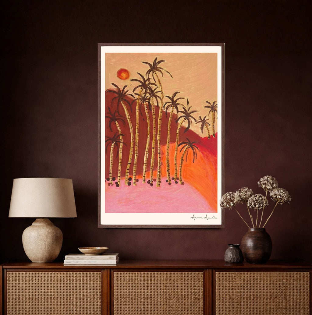 Art poster Warm Horizon Bloom