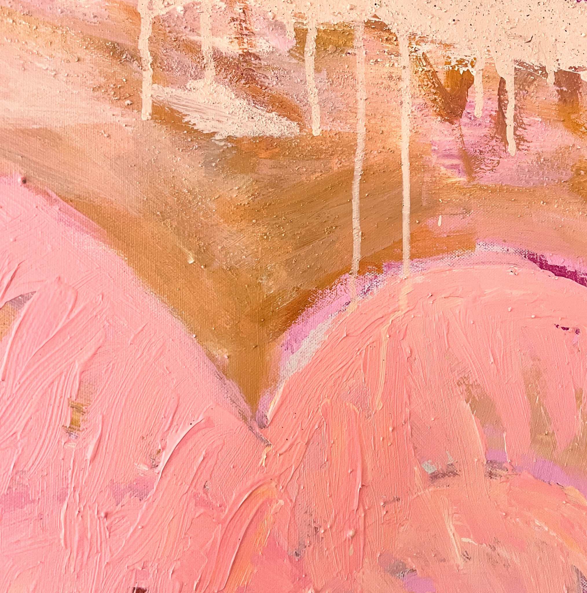 Palm Dream Layers, Original hand-painted artwork