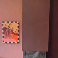 Warm Horizon Bloom, Original hand-painted figurative artwork