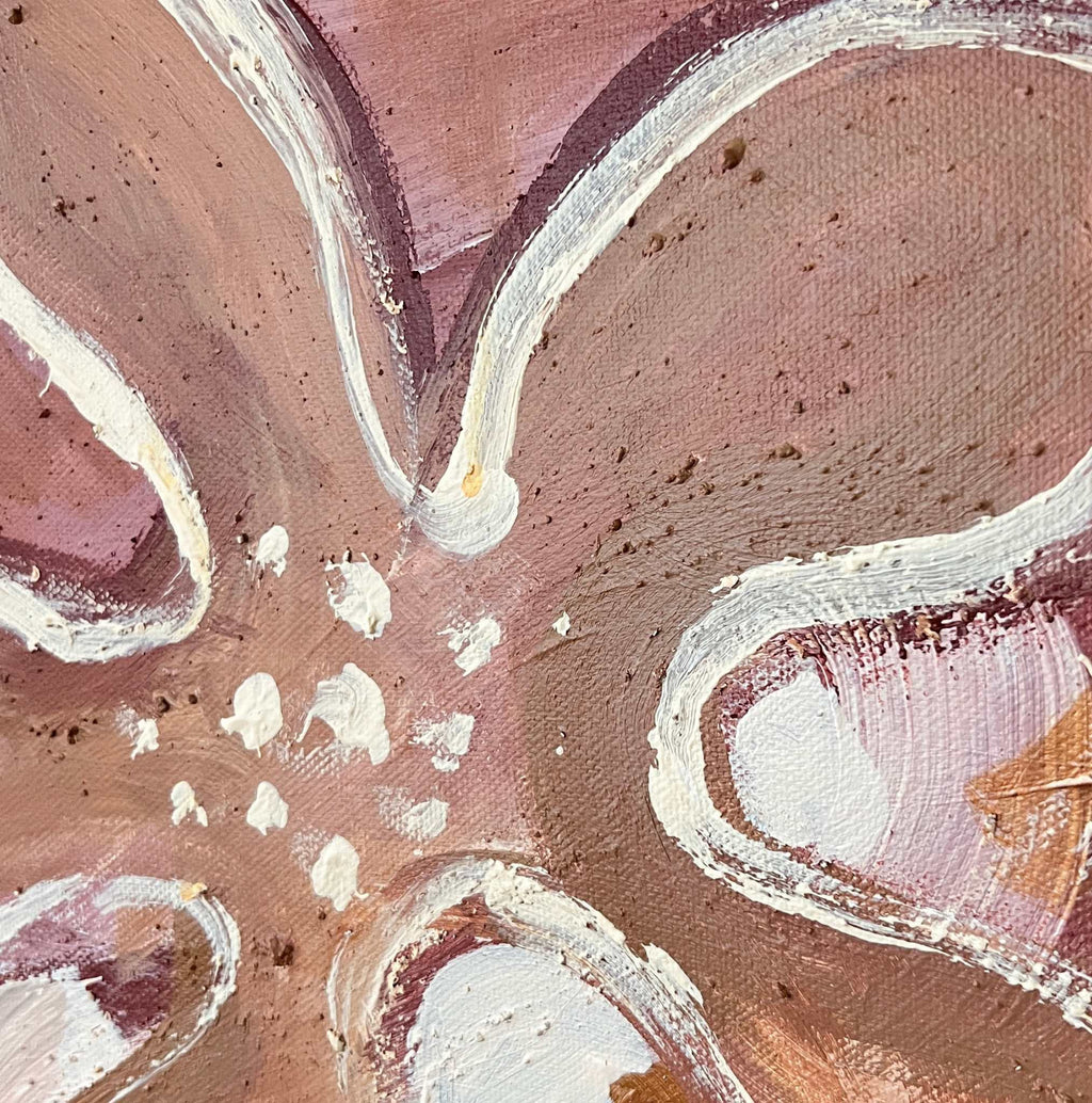 Palm Dream Layers, Original hand-painted artwork