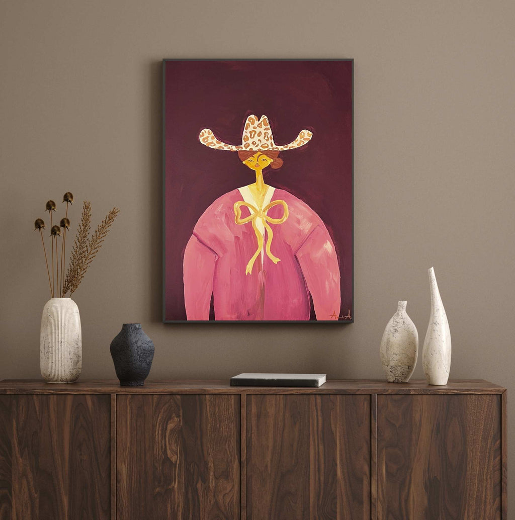Wild Charm, Original hand-painted figurative artwork
