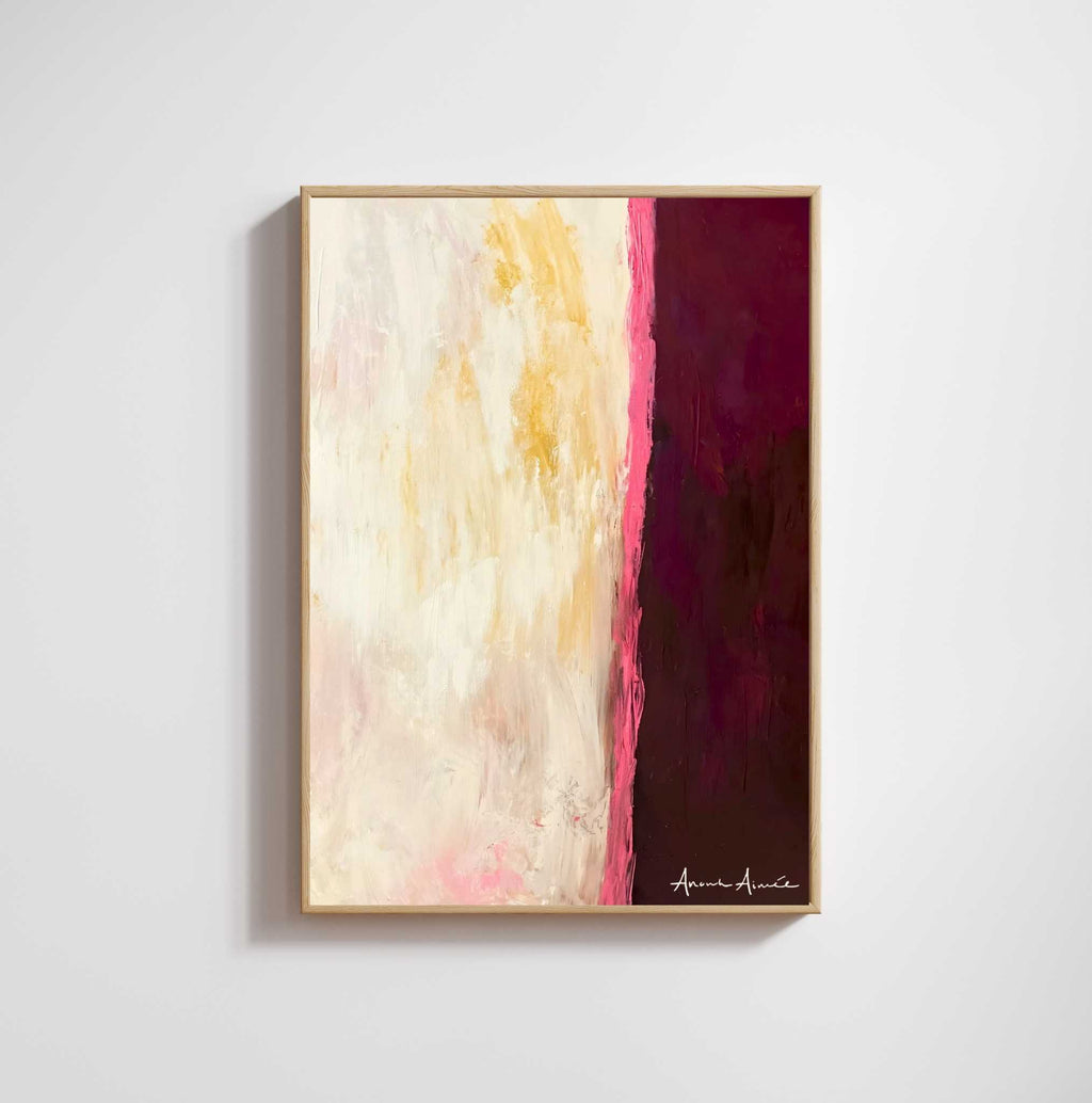 Canvas schilderij met baklijst Ātma