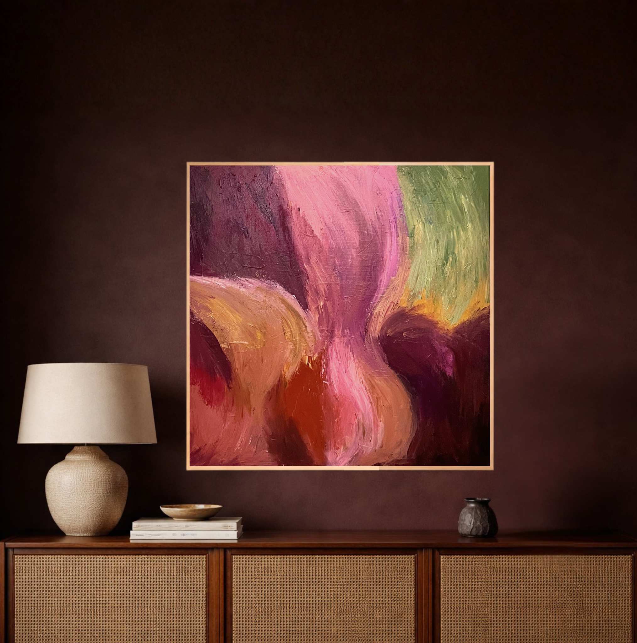 Canvas schilderij met baklijst Sattva Rising